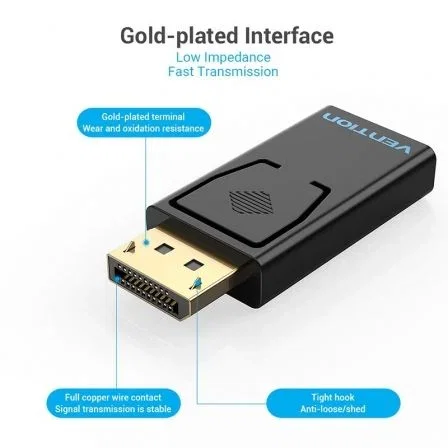 Vention Adaptador DisplayPort Macho a HDMI Hembra HBKB0